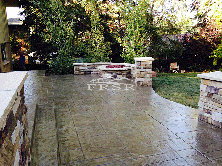 Stamped Concrete Frsr A Landscape Company