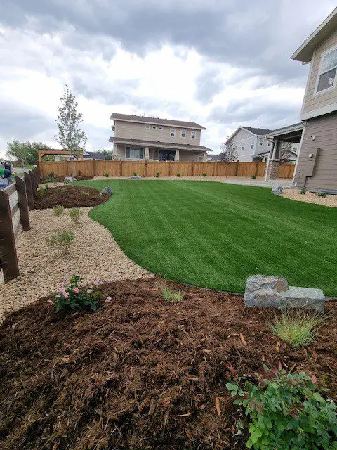 FRSR artificial turf project in Parker Colorado