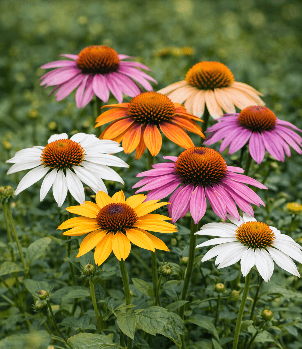 Echinacea - Mix (Purple, Pink, Orange, White)