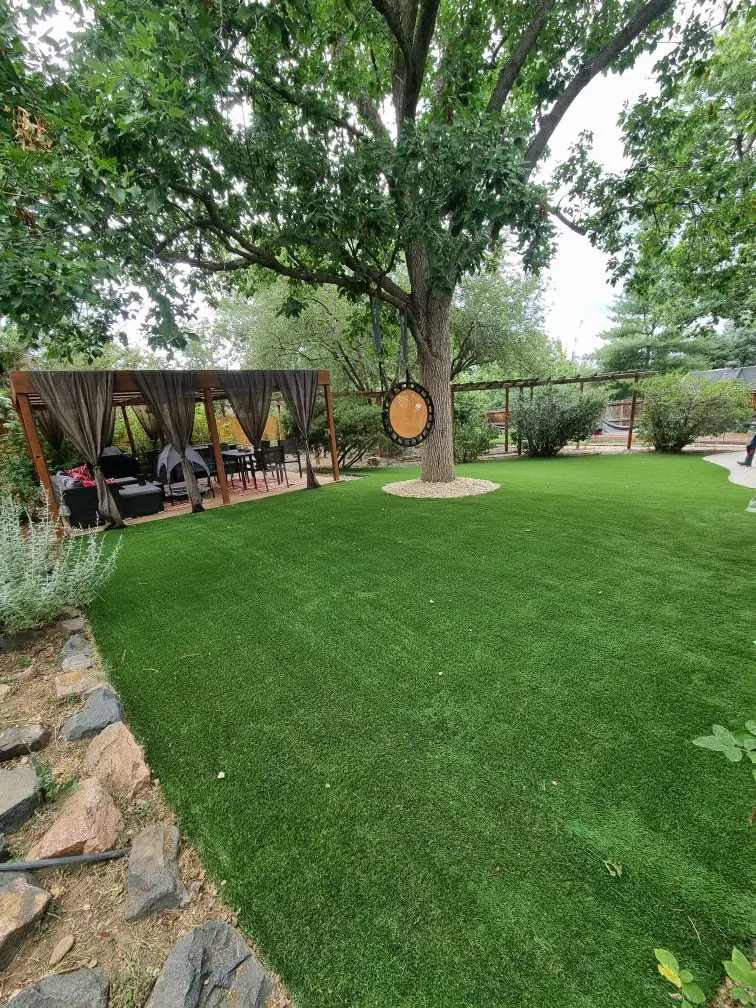 Tailon artificial turf project in Denver Colorado