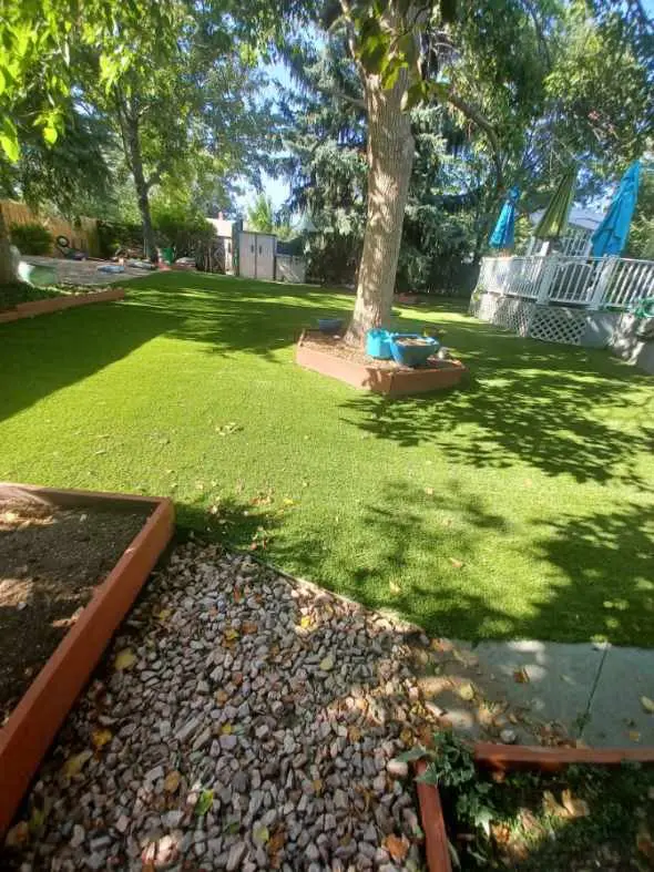 Knox artificial turf project in Louisville Colorado