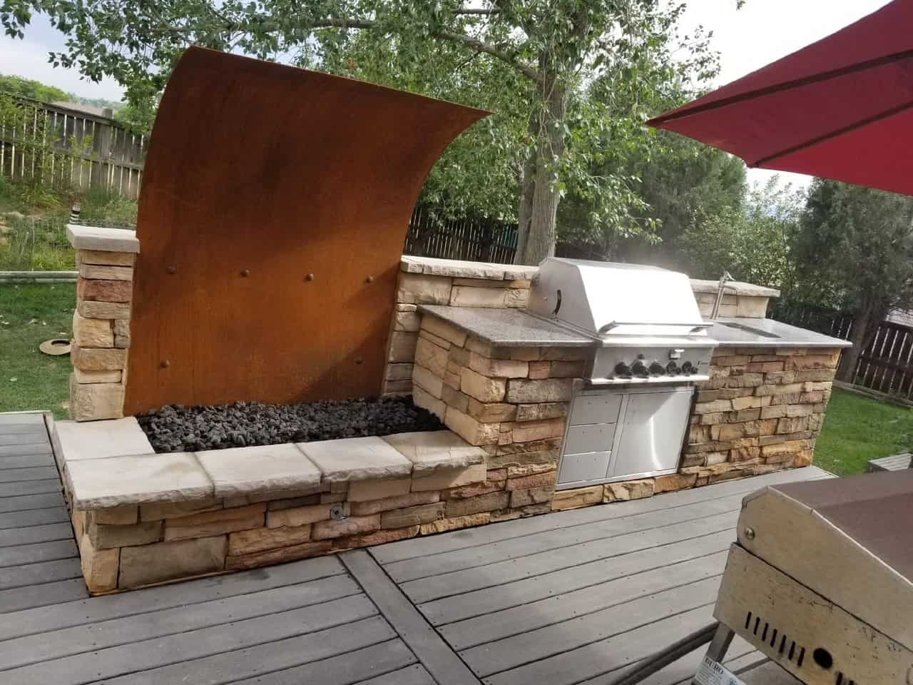 Outdoor kitchen by FRSR