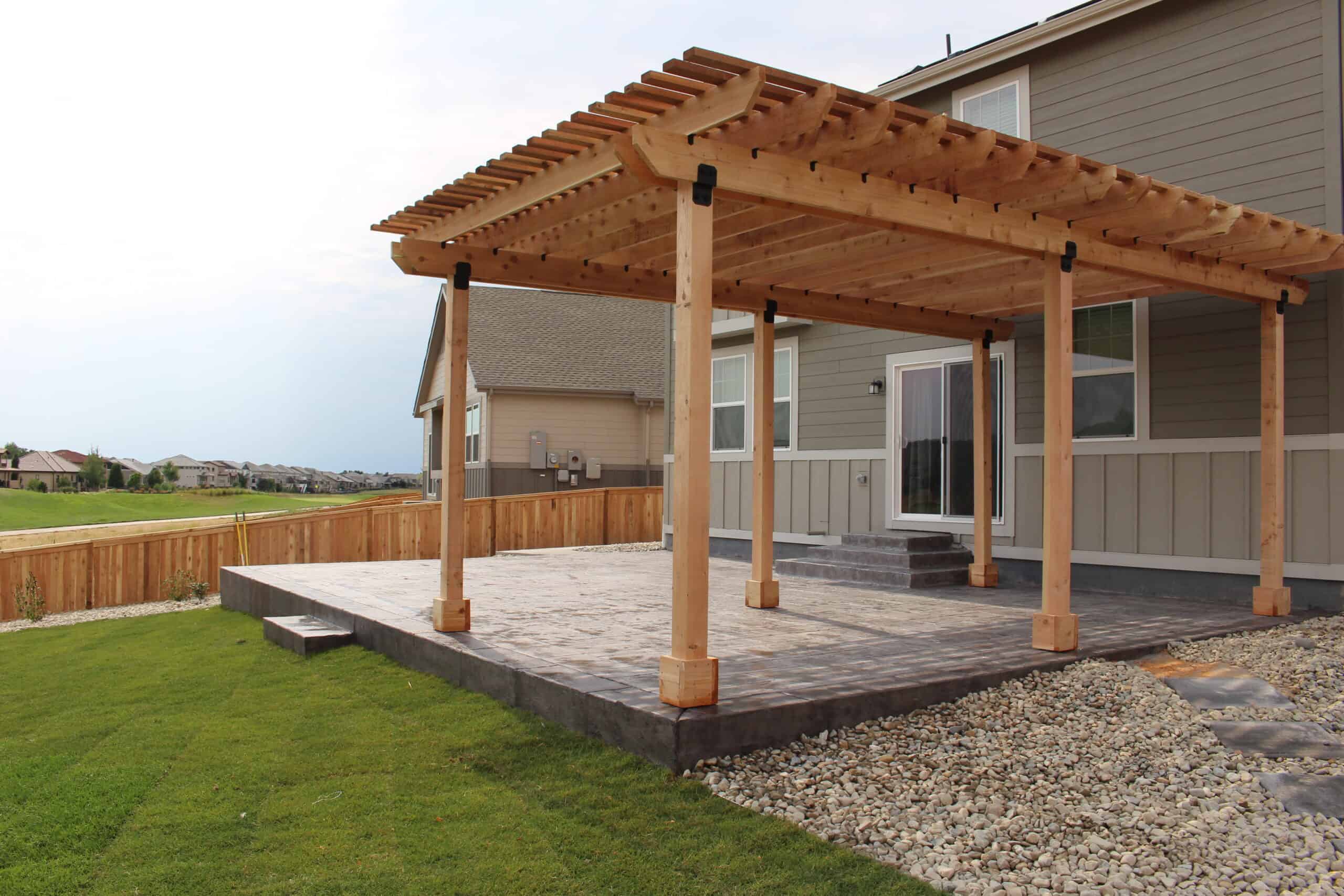 Pergola and shade structure by FRSR
