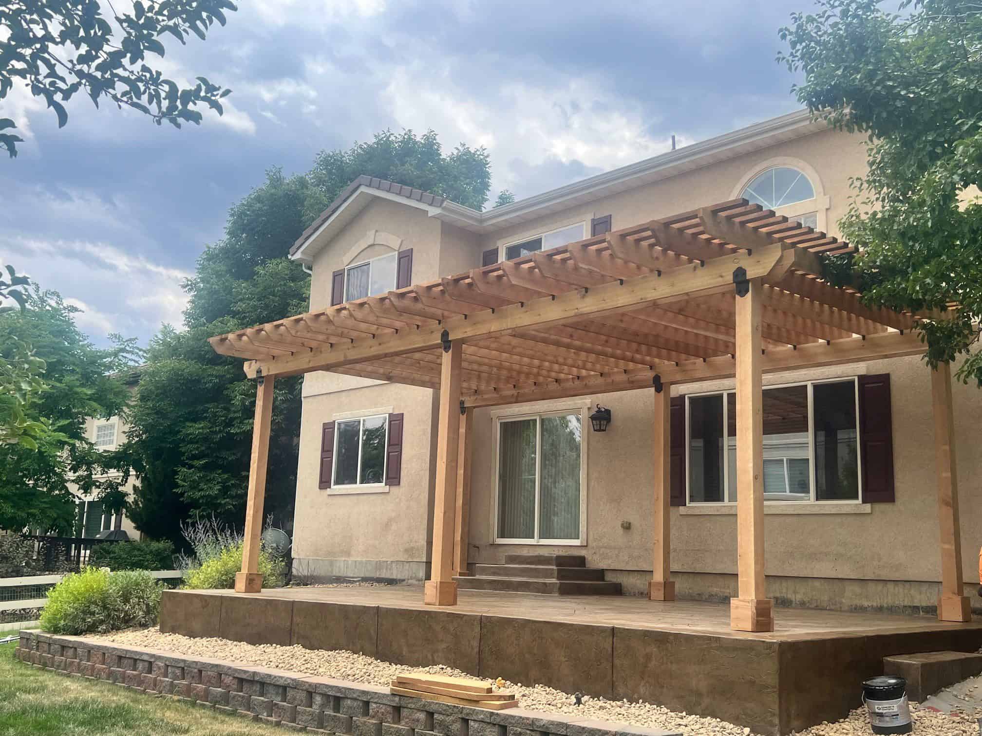 Italian Slate stamped concrete by FRSR