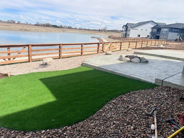 Parker turf install close-up showing seam alignment and consistent fiber direction