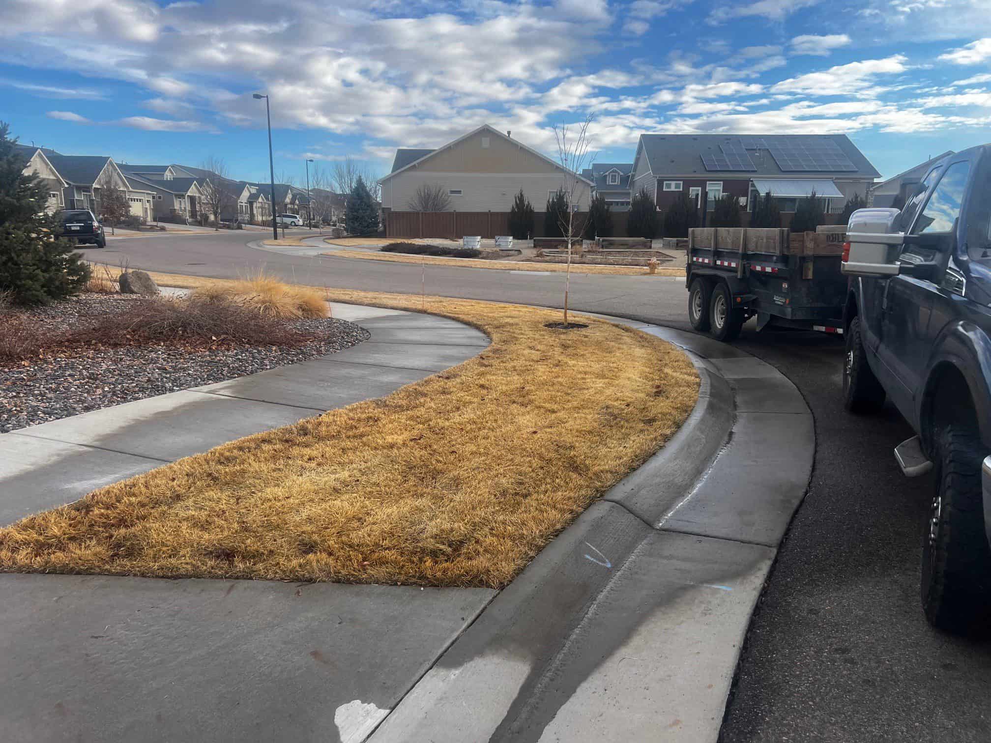 Recent FRSR turf project in the Green Valley Ranch area of Denver