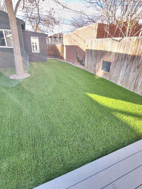 Artificial turf installation by FRSR in the Denver Metro area
