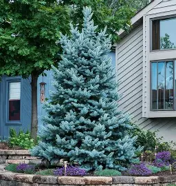 Colorado Blue Spruce with classic blue-green evergreen needles